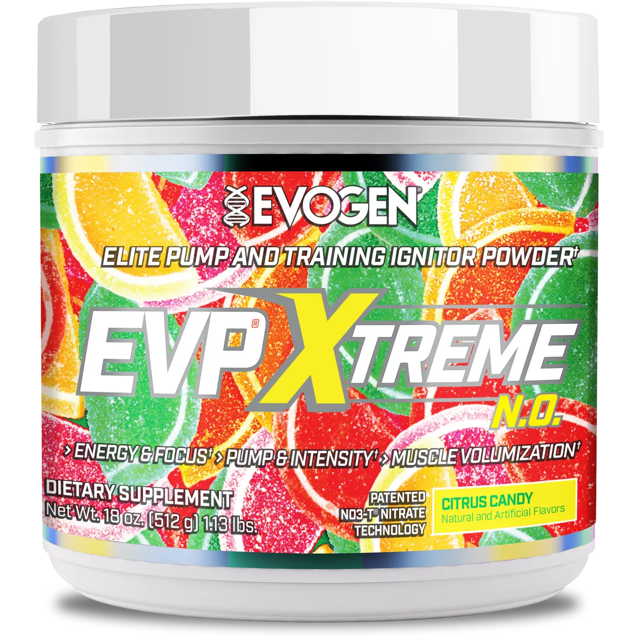 Evogen EVP Xtreme N.O.-40/20 servings-Citrus Candy-N101 Nutrition