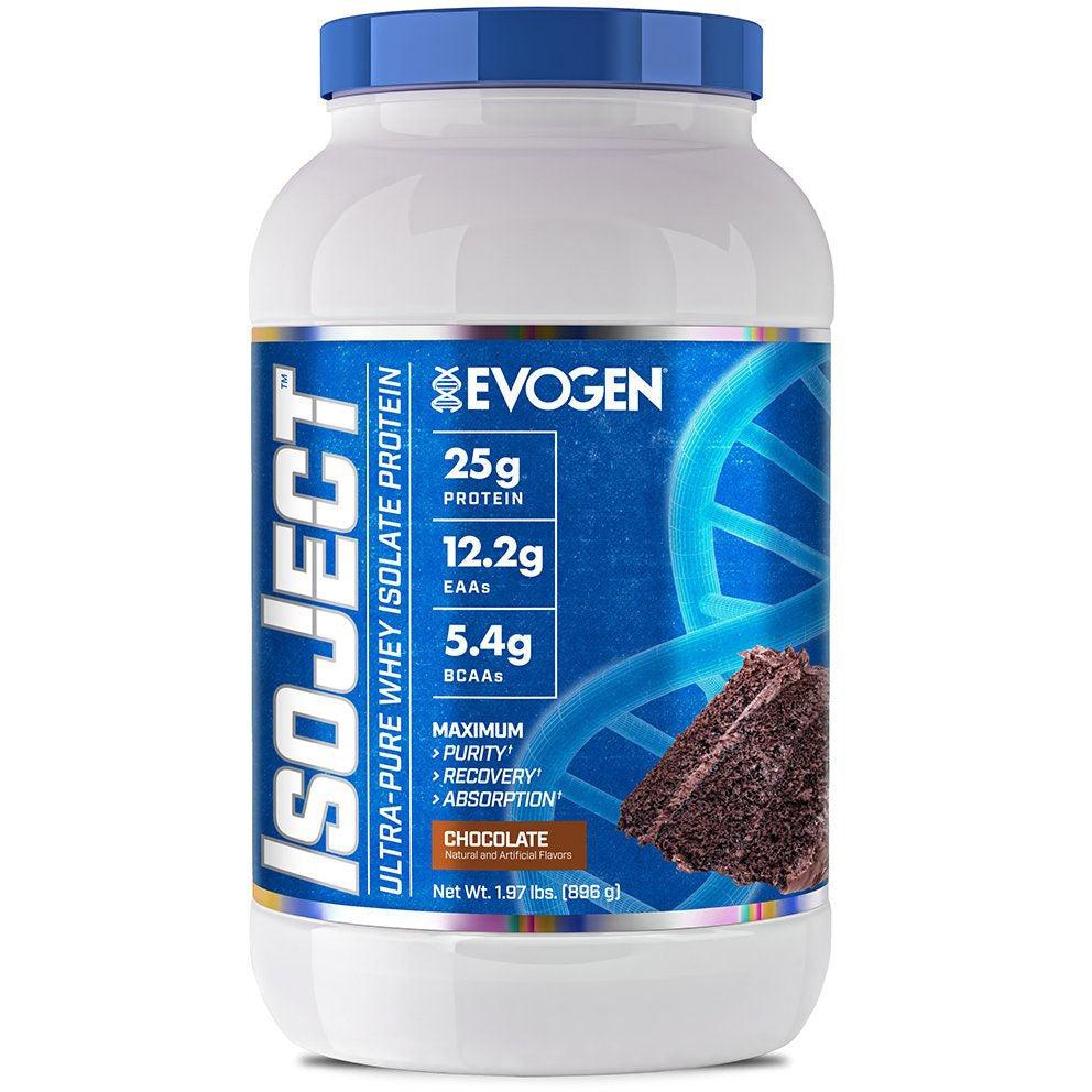 Evogen IsoJect-25 servings-Chocolate-N101 Nutrition
