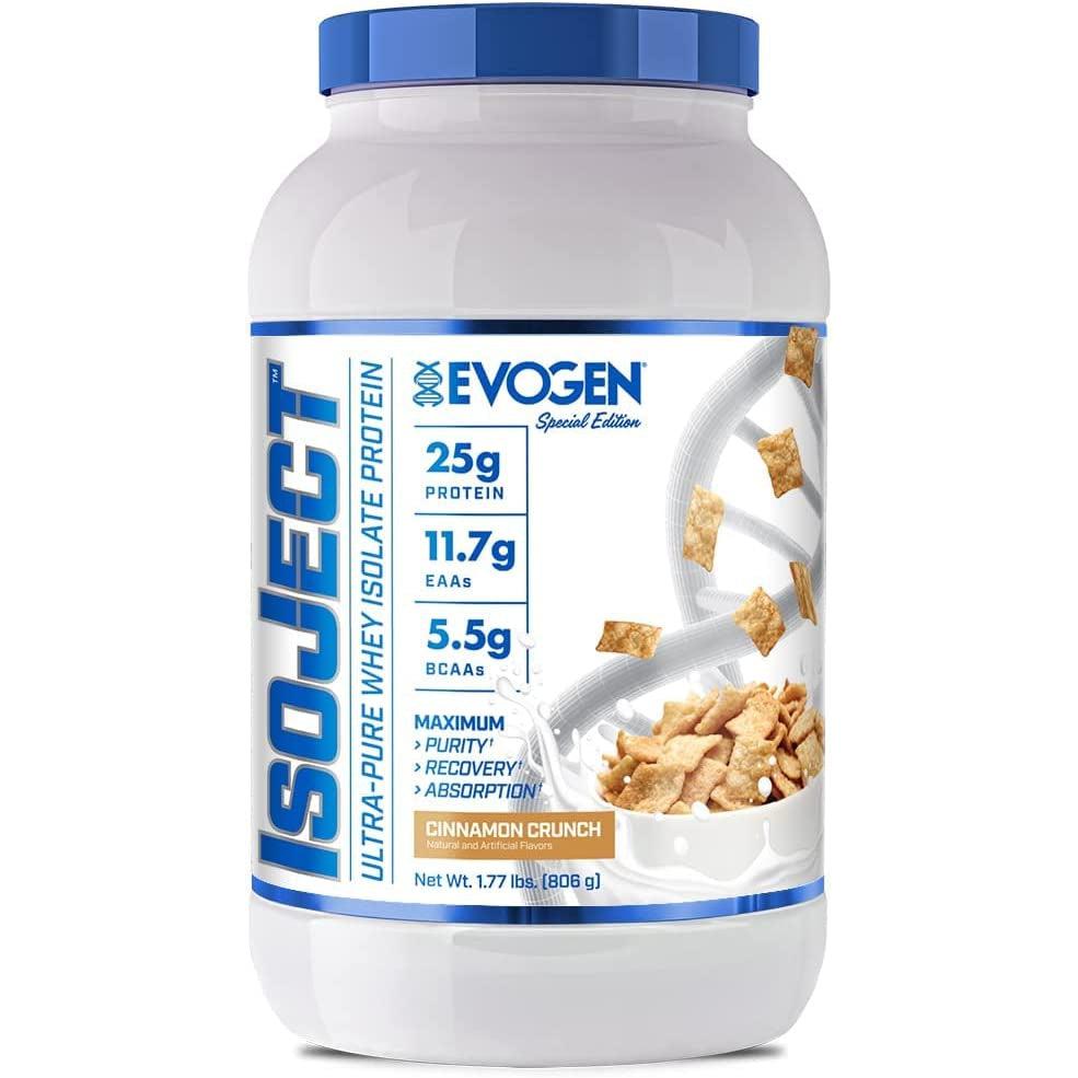 Evogen IsoJect-25 servings-Cinnamon Crunch-N101 Nutrition