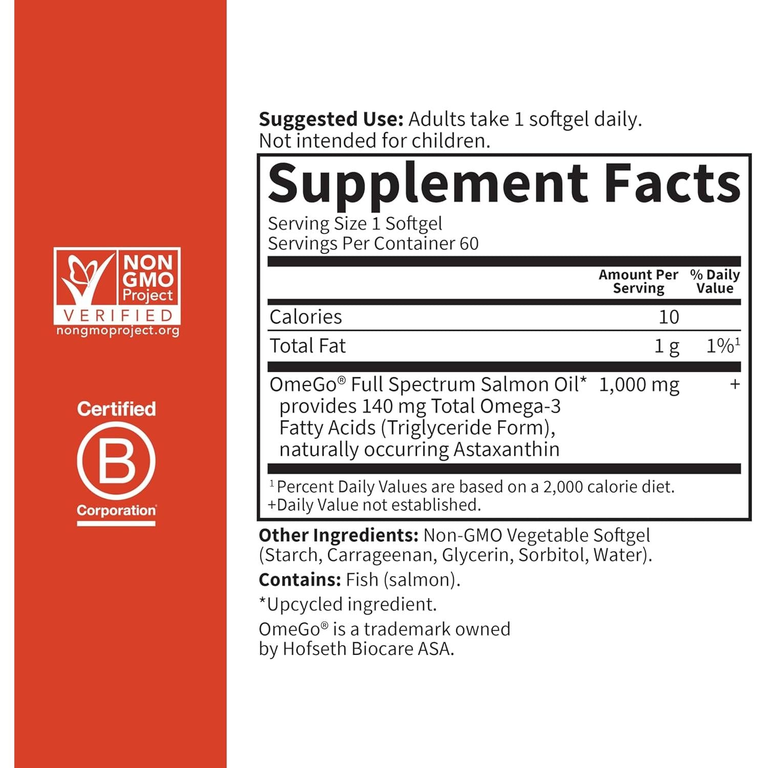 Garden of Life Dr. Formulated Norwegian Salmon Oil-N101 Nutrition