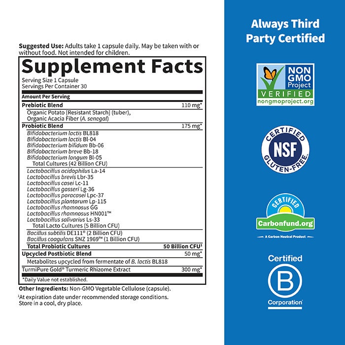 Garden of Life Dr. Formulated Probiotics Sport+-N101 Nutrition