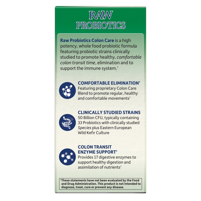 Garden of Life RAW Probiotics Colon Care-N101 Nutrition