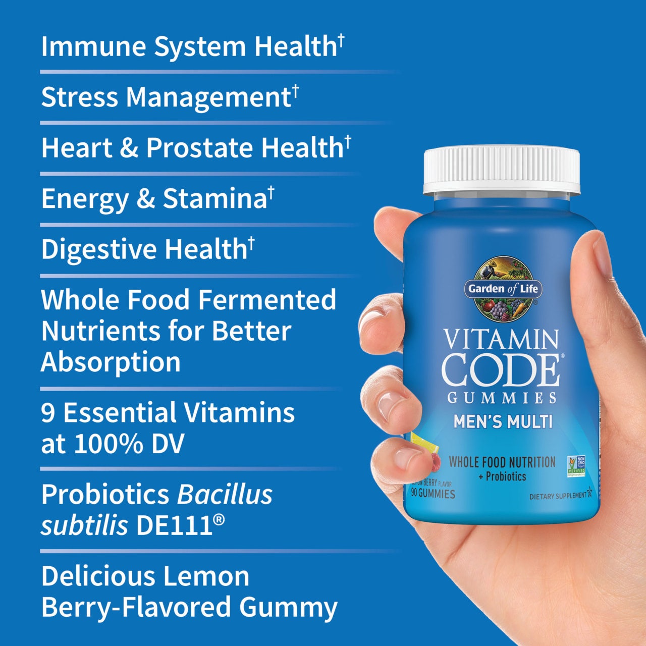 Garden of Life Vitamin Code Men's Multi Gummies-N101 Nutrition