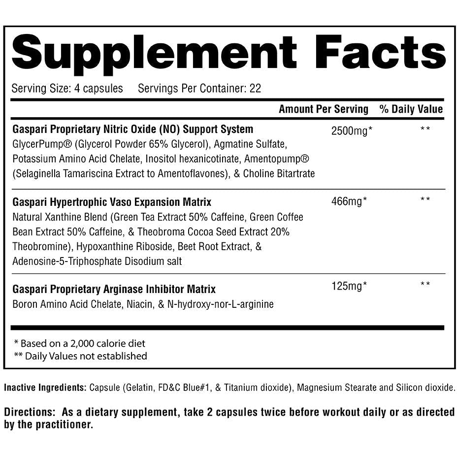 Gaspari Nutrition PLASMAJET-N101 Nutrition