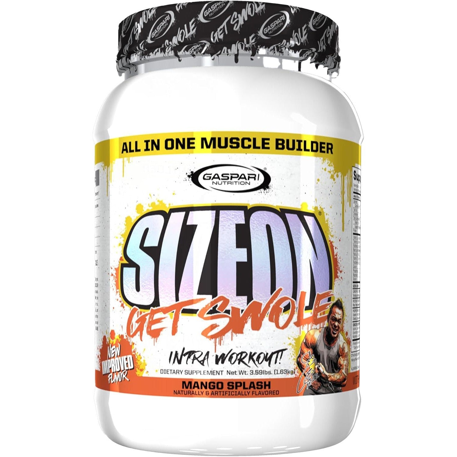Gaspari Nutrition SizeOn-3.49 lbs (24 servings)-Mango Splash-N101 Nutrition