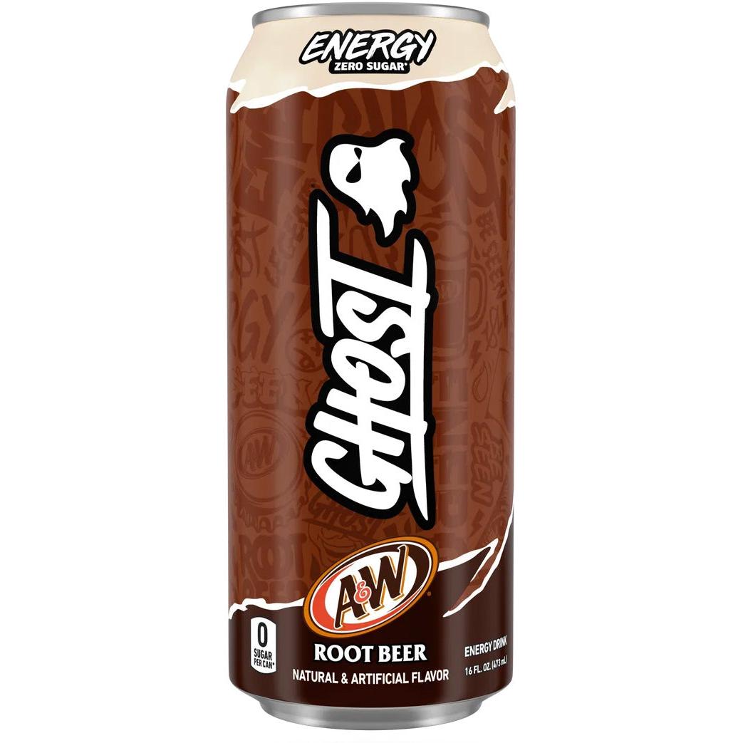 GHOST Energy Drink-Single (16 fl oz)-A&W® Root Beer-N101 Nutrition