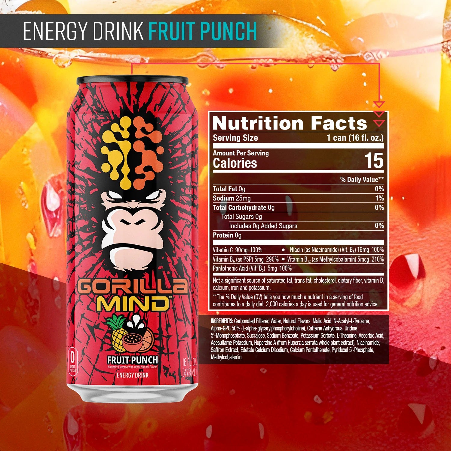 Gorilla Mind Energy Drink-N101 Nutrition