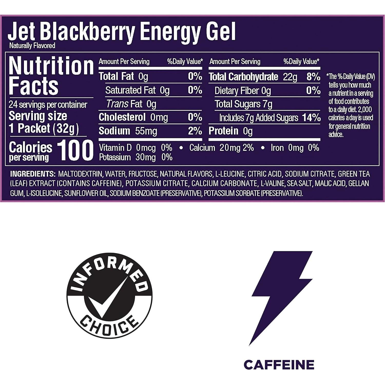 GU Energy Gel-N101 Nutrition
