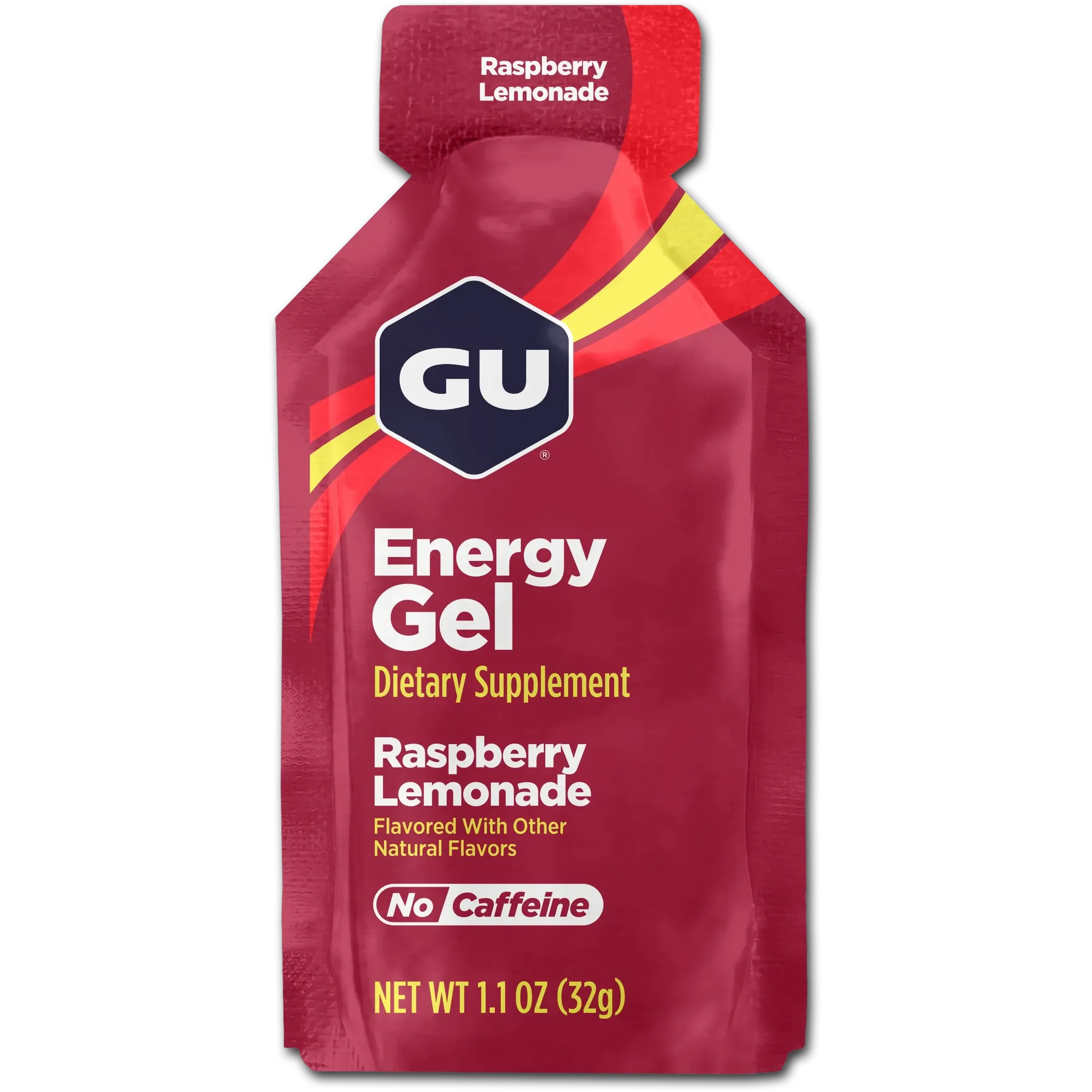 GU Energy Gel-Single 1.1 oz (32 g)-Raspberry Lemonade-N101 Nutrition