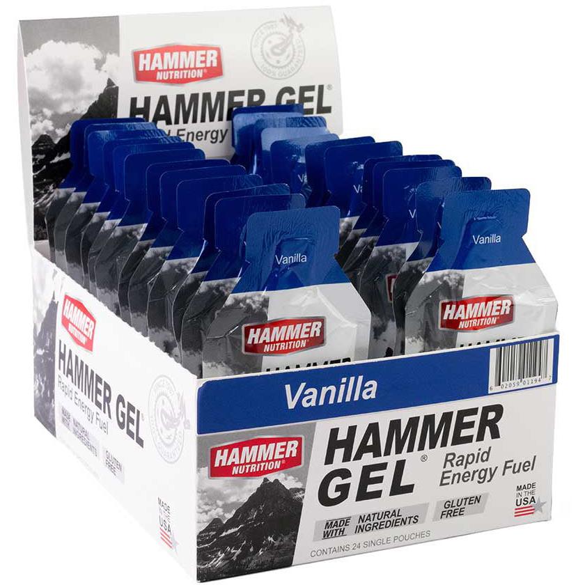 Hammer Nutrition Hammer Gel Packets-Box (24 Single Packets)-Vanilla-N101 Nutrition