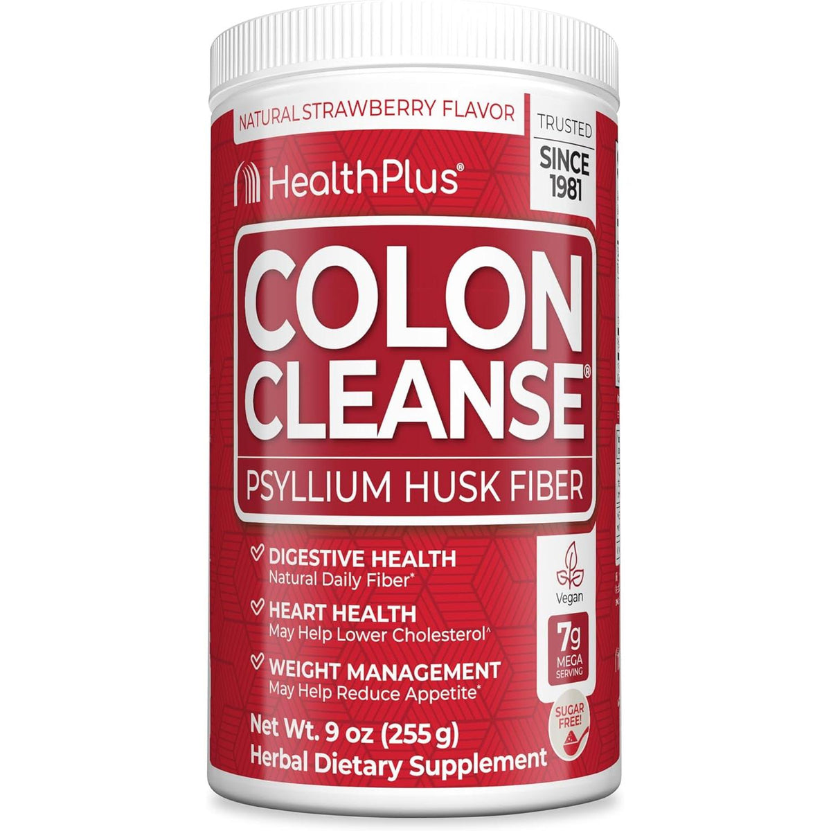 Health Plus Colon Cleanse-9 oz (255 g)-Strawberry-N101 Nutrition