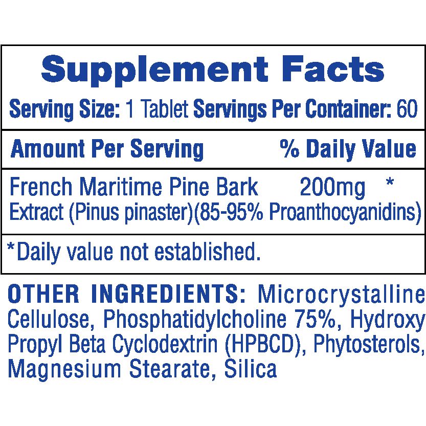 Hi-Tech Pharmaceuticals Pine Bark 200 mg-N101 Nutrition