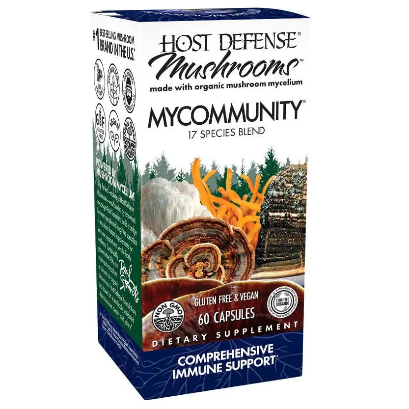 Host Defense MyCommunity®-60 vegetarian capsules-N101 Nutrition