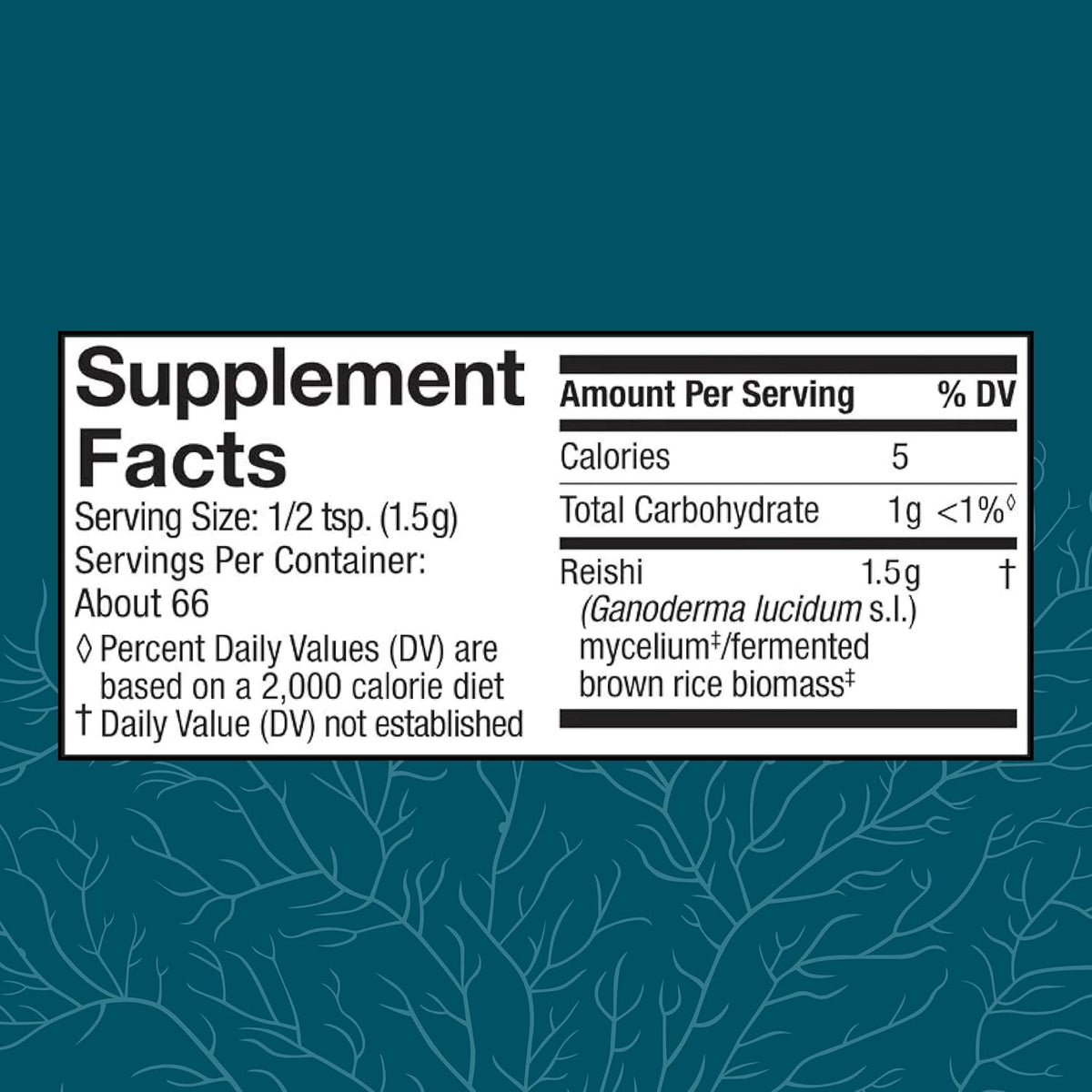 Host Defense Reishi Mushroom Mycelium Powder-N101 Nutrition