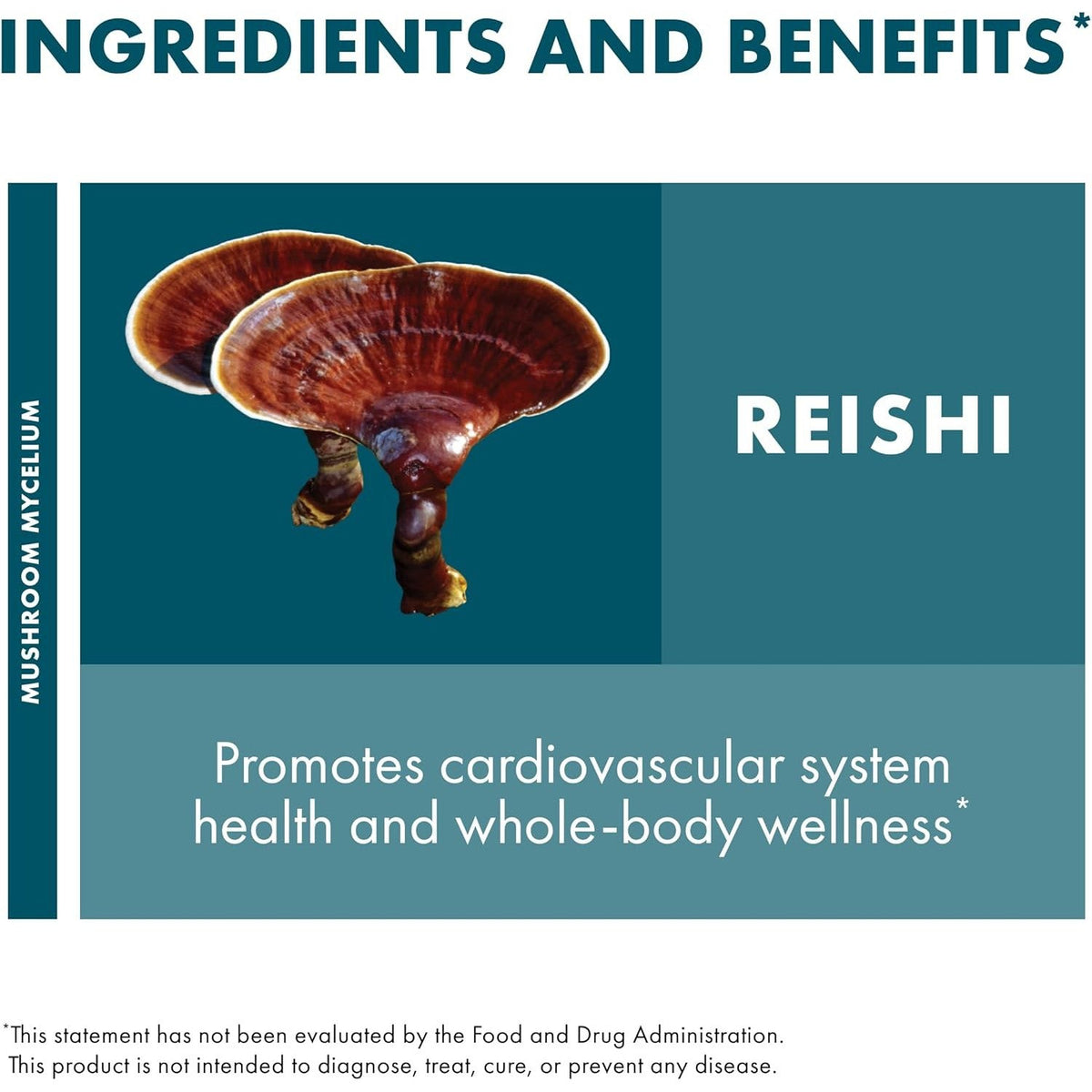Host Defense Reishi Mushroom Mycelium Powder-N101 Nutrition