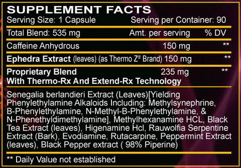 Innovative Laboratories Hell Fire-N101 Nutrition