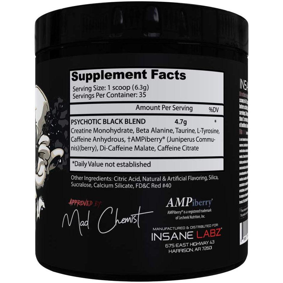 Insane Labz Psychotic Black-N101 Nutrition