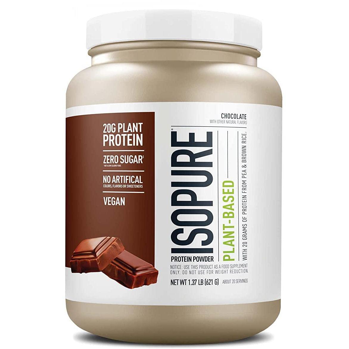 Isopure Plant-Based Protein-20 servings-Chocolate-N101 Nutrition
