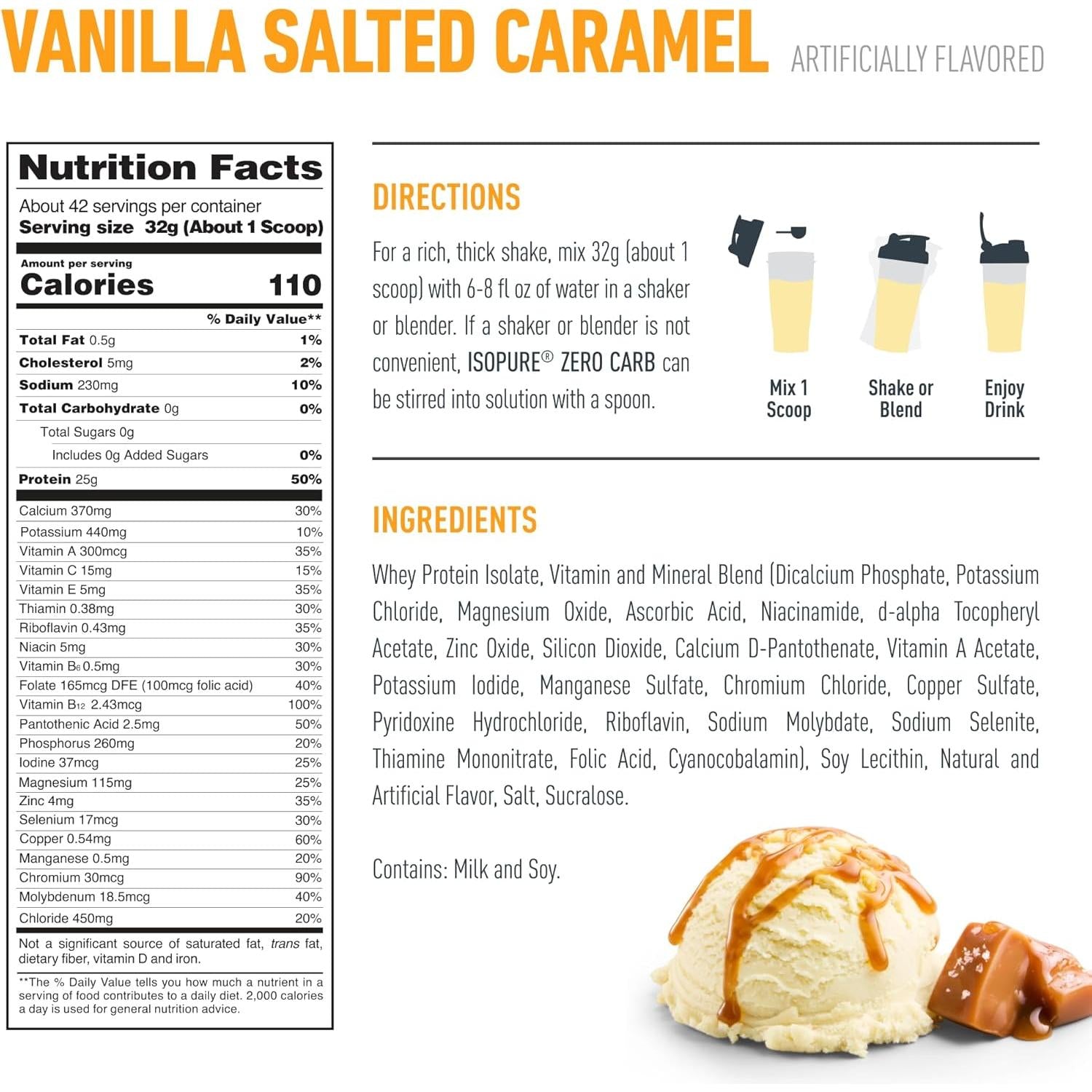 Isopure Zero/Low Carb Protein-N101 Nutrition