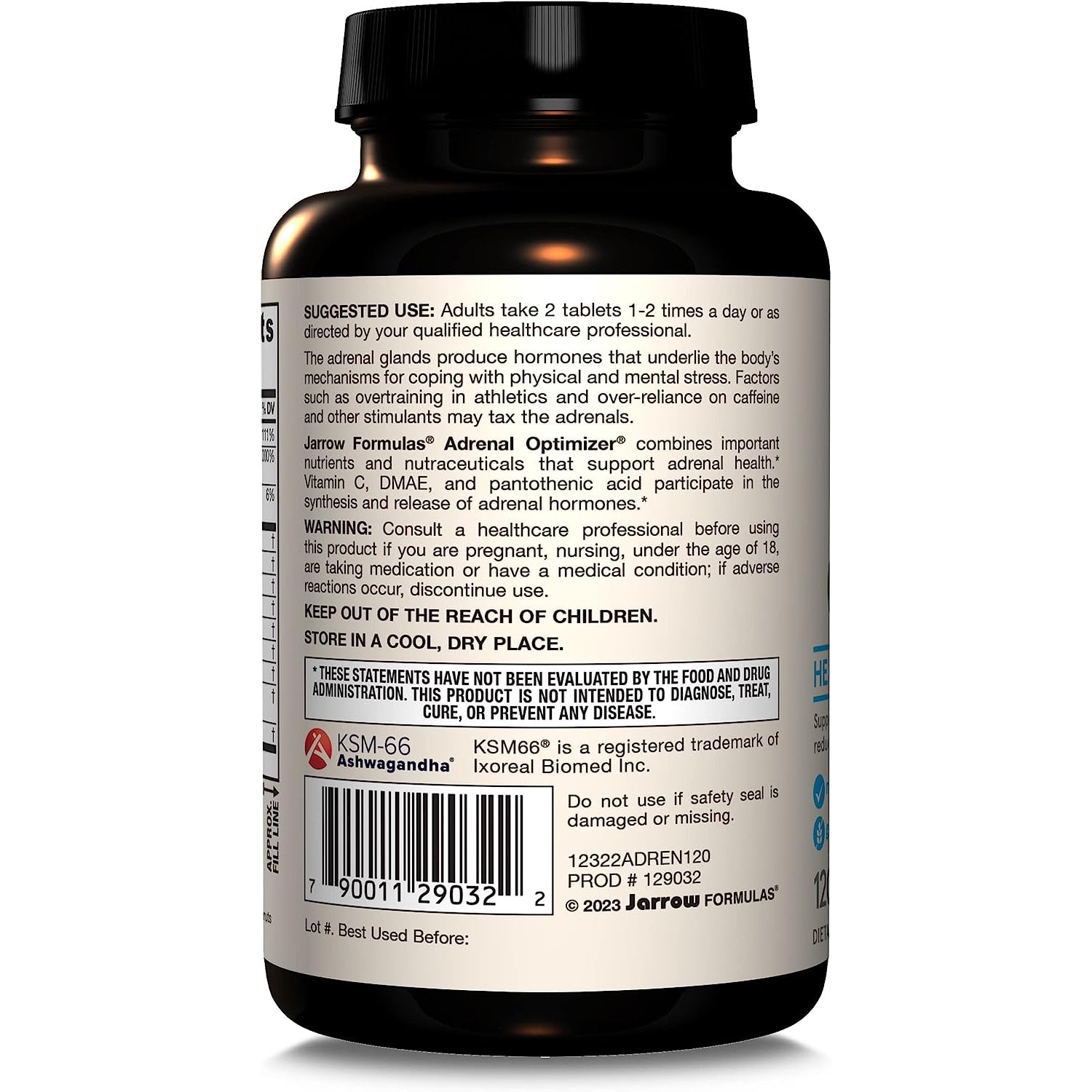 Jarrow Formulas Adrenal Optimizer-N101 Nutrition