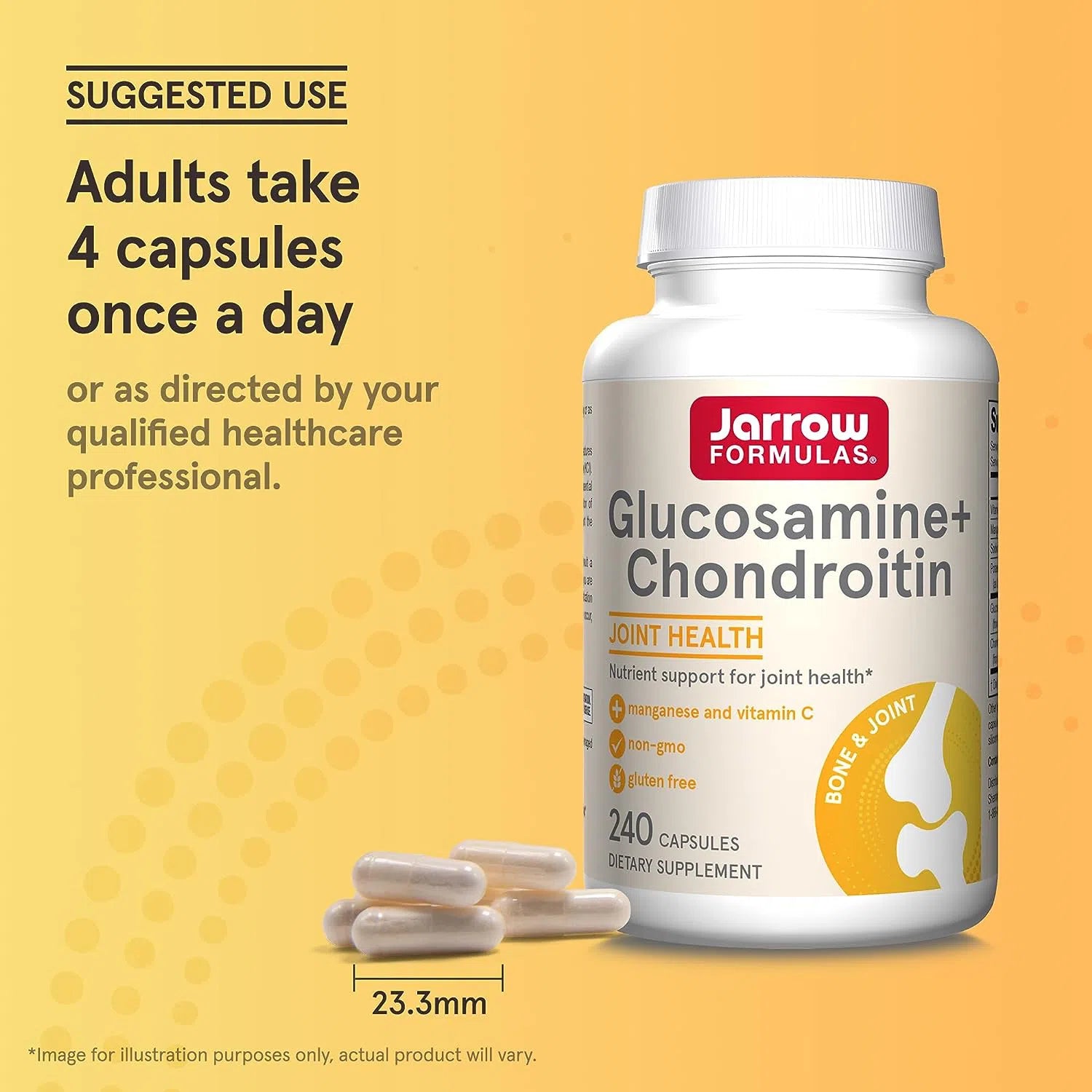 Jarrow Formulas Glucosamine + Chondroitin-N101 Nutrition
