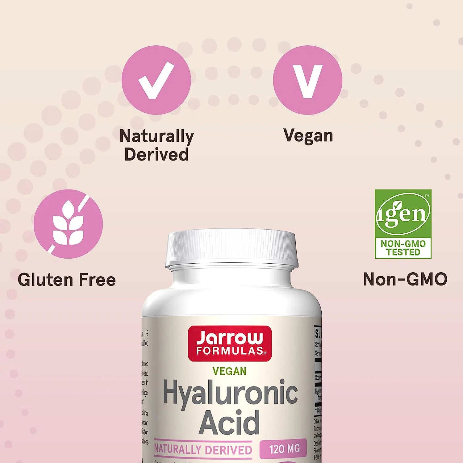 Jarrow Formulas Hyaluronic Acid 120 mg-N101 Nutrition