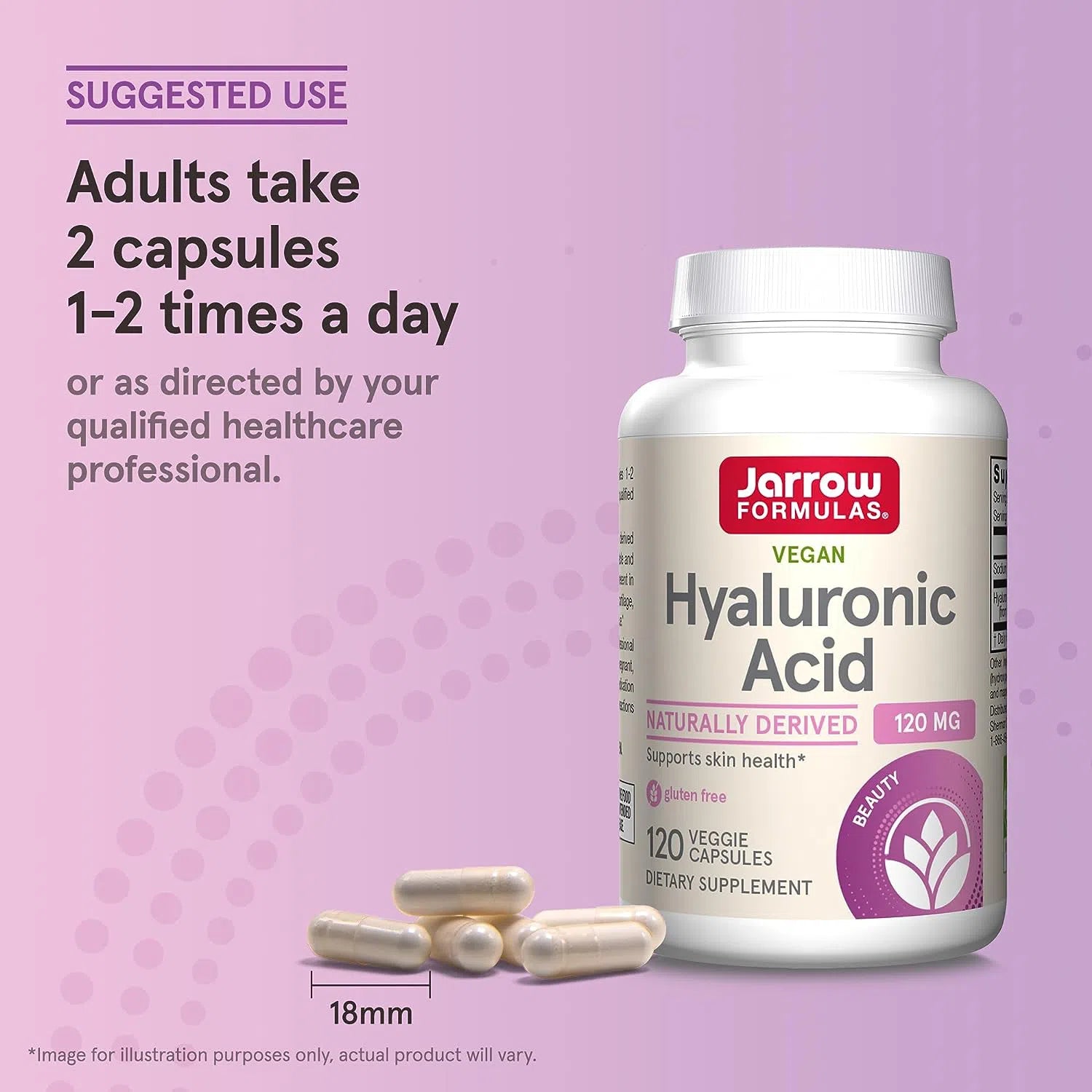 Jarrow Formulas Hyaluronic Acid 120 mg-N101 Nutrition
