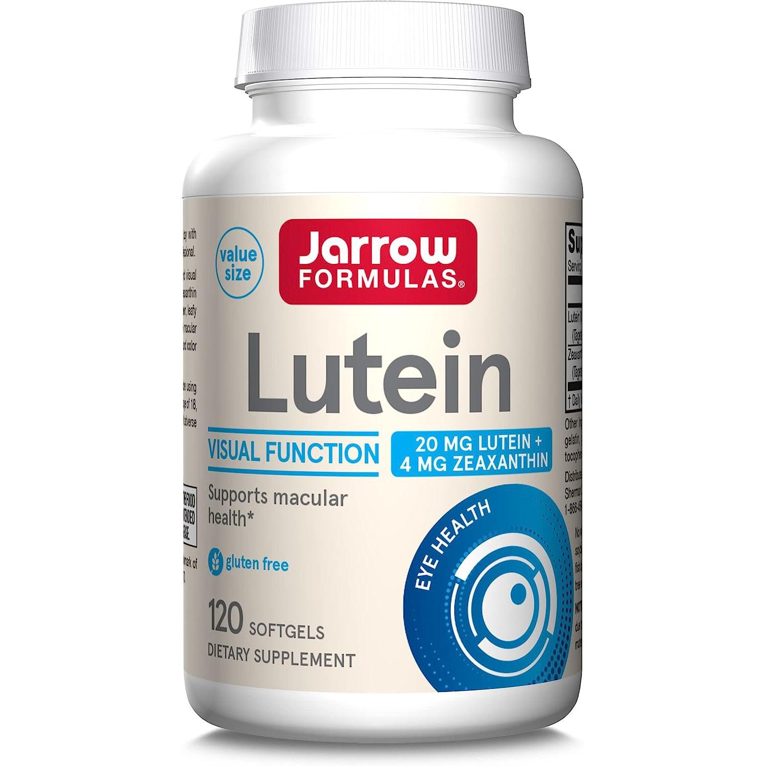 Jarrow Formulas Lutein 20 mg-120 softgels-N101 Nutrition