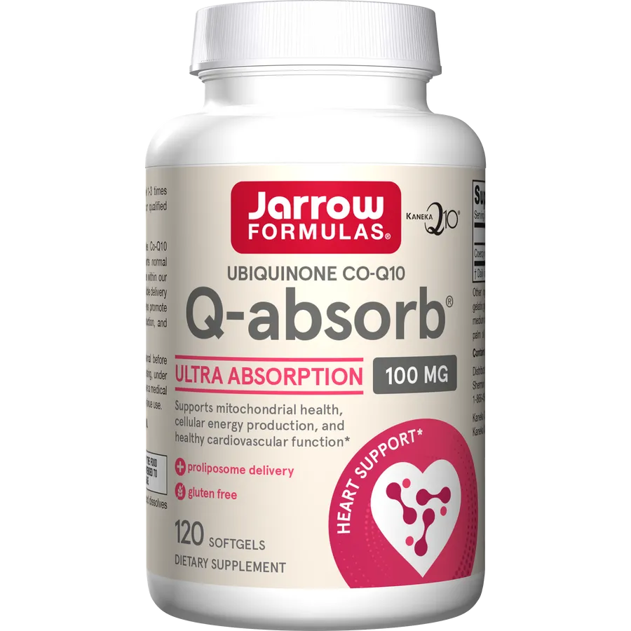 Jarrow Formulas Q-absorb Co-Q10 100 mg-120 softgels-N101 Nutrition