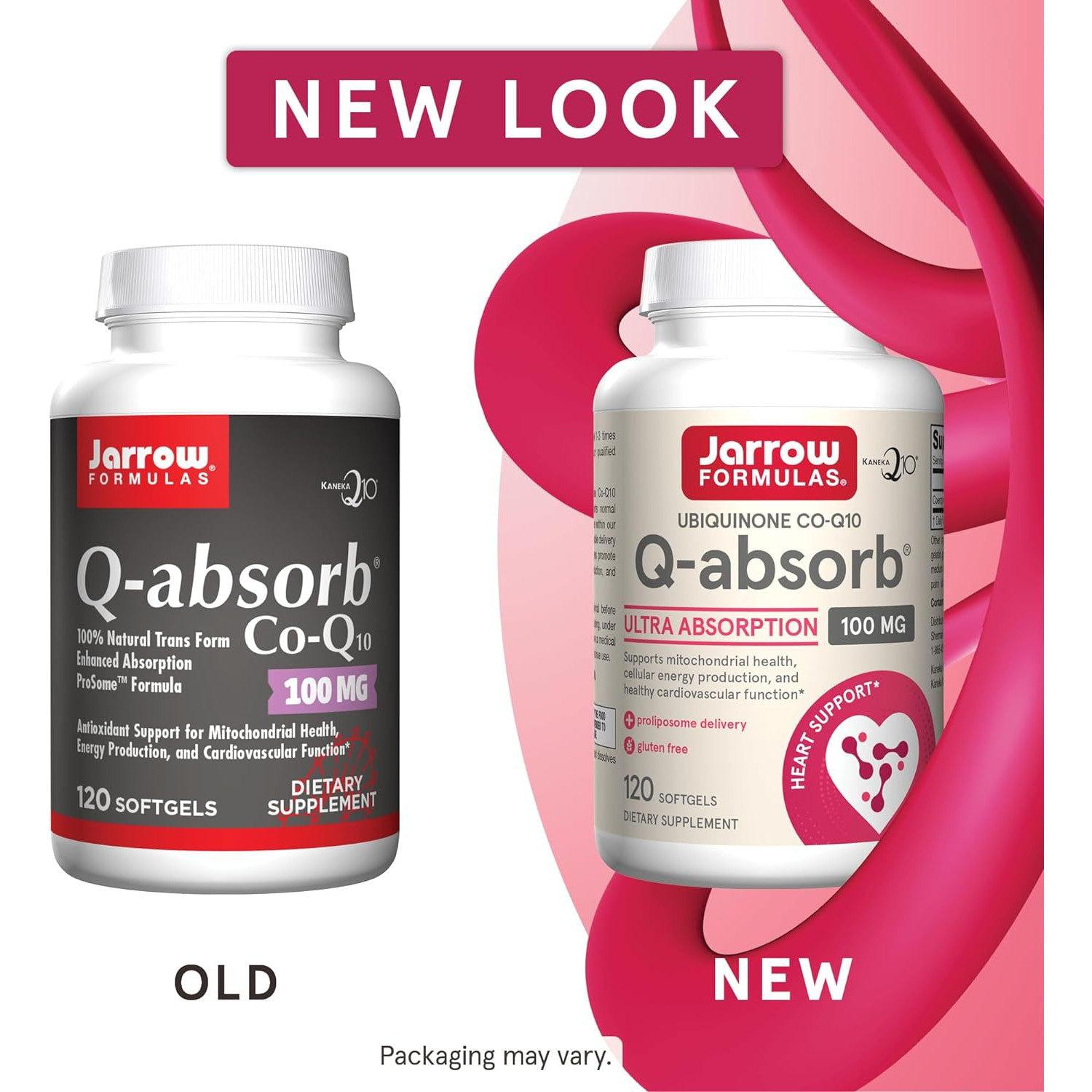 Jarrow Formulas Q-absorb Co-Q10 100 mg-N101 Nutrition