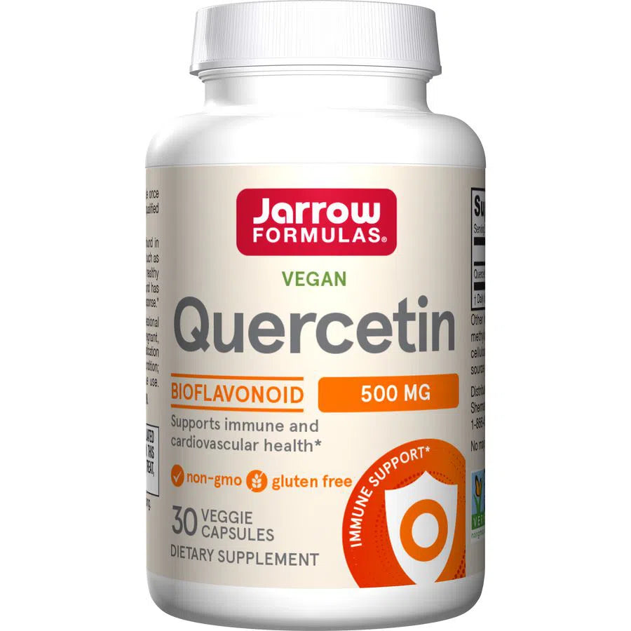 Jarrow Formulas Quercetin 500 mg-30 veggie capsules-N101 Nutrition