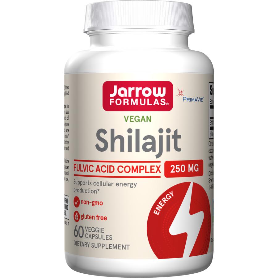 Jarrow Formulas Shilajit Fulvic Acid Complex 250 mg-60 veggie capsules-N101 Nutrition