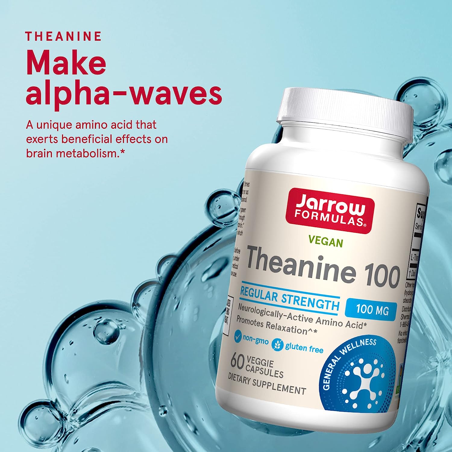 Jarrow Formulas Theanine 100 mg-N101 Nutrition