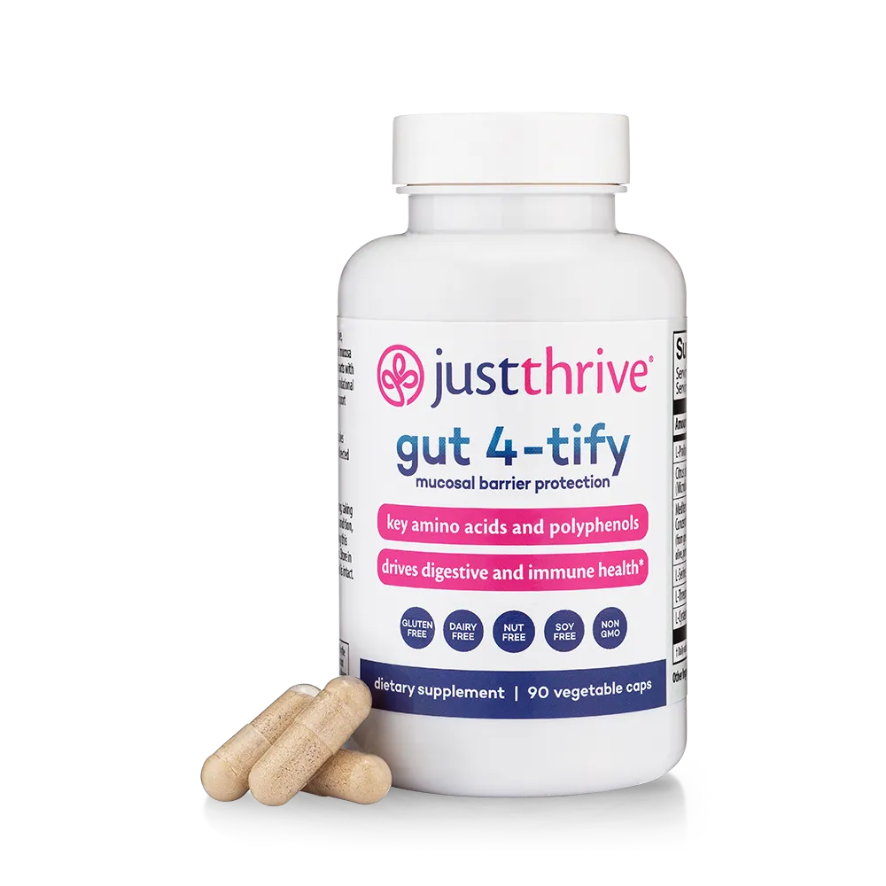 Just Thrive Gut 4-tify-90 vegetable caps-N101 Nutrition