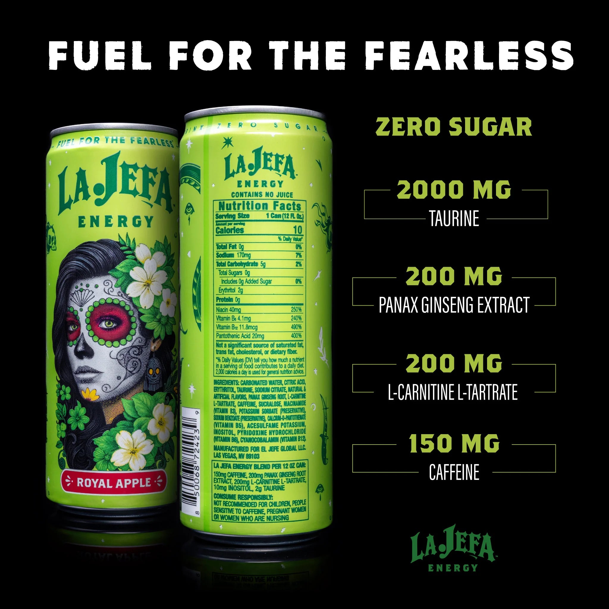 La Jefa Energy Drink-N101 Nutrition