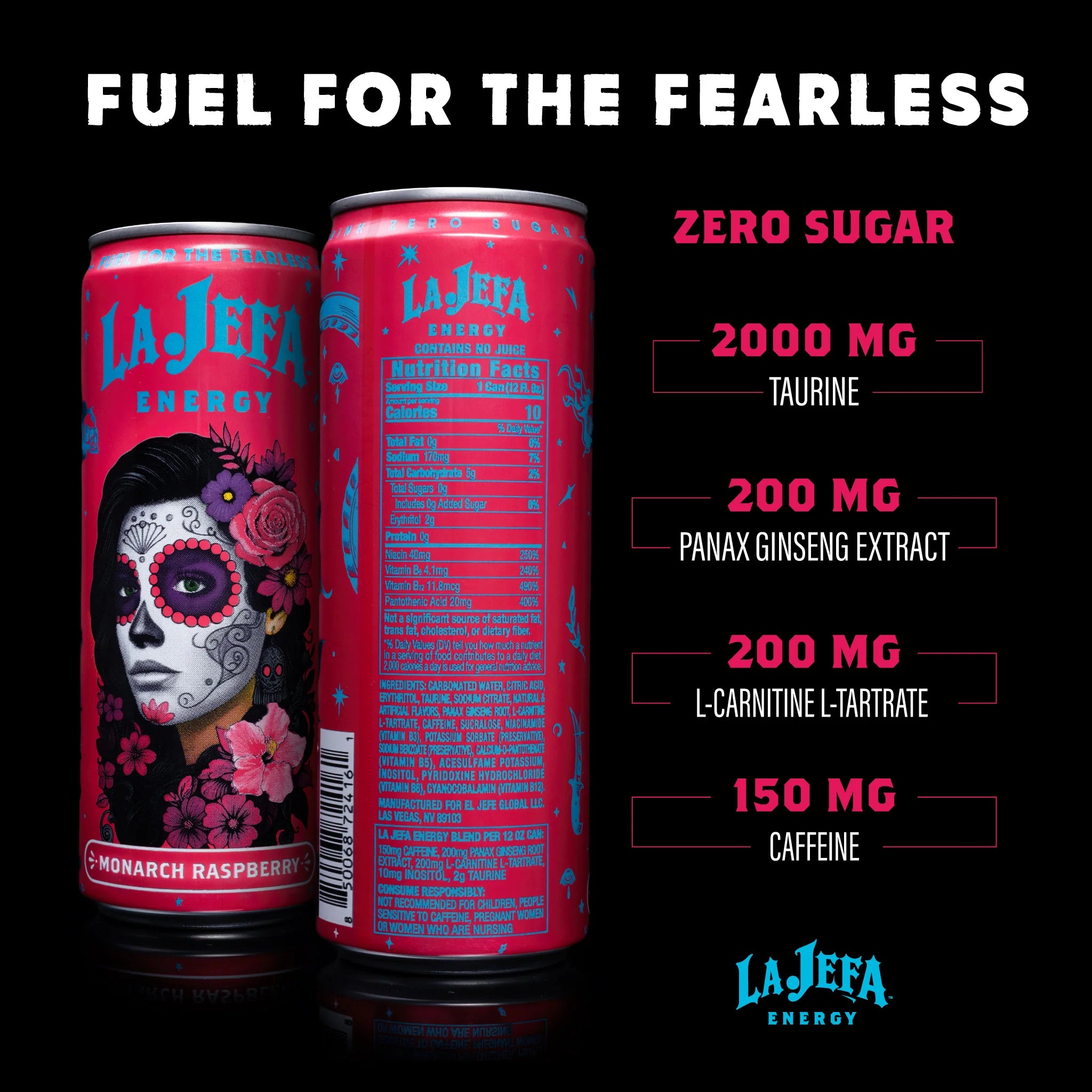 La Jefa Energy Drink-N101 Nutrition