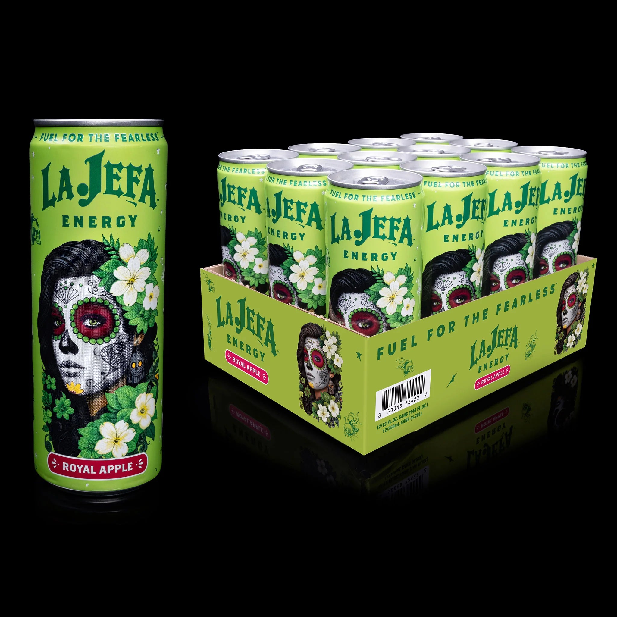 La Jefa Energy Drink-Case (12 cans)-Royal Apple-N101 Nutrition