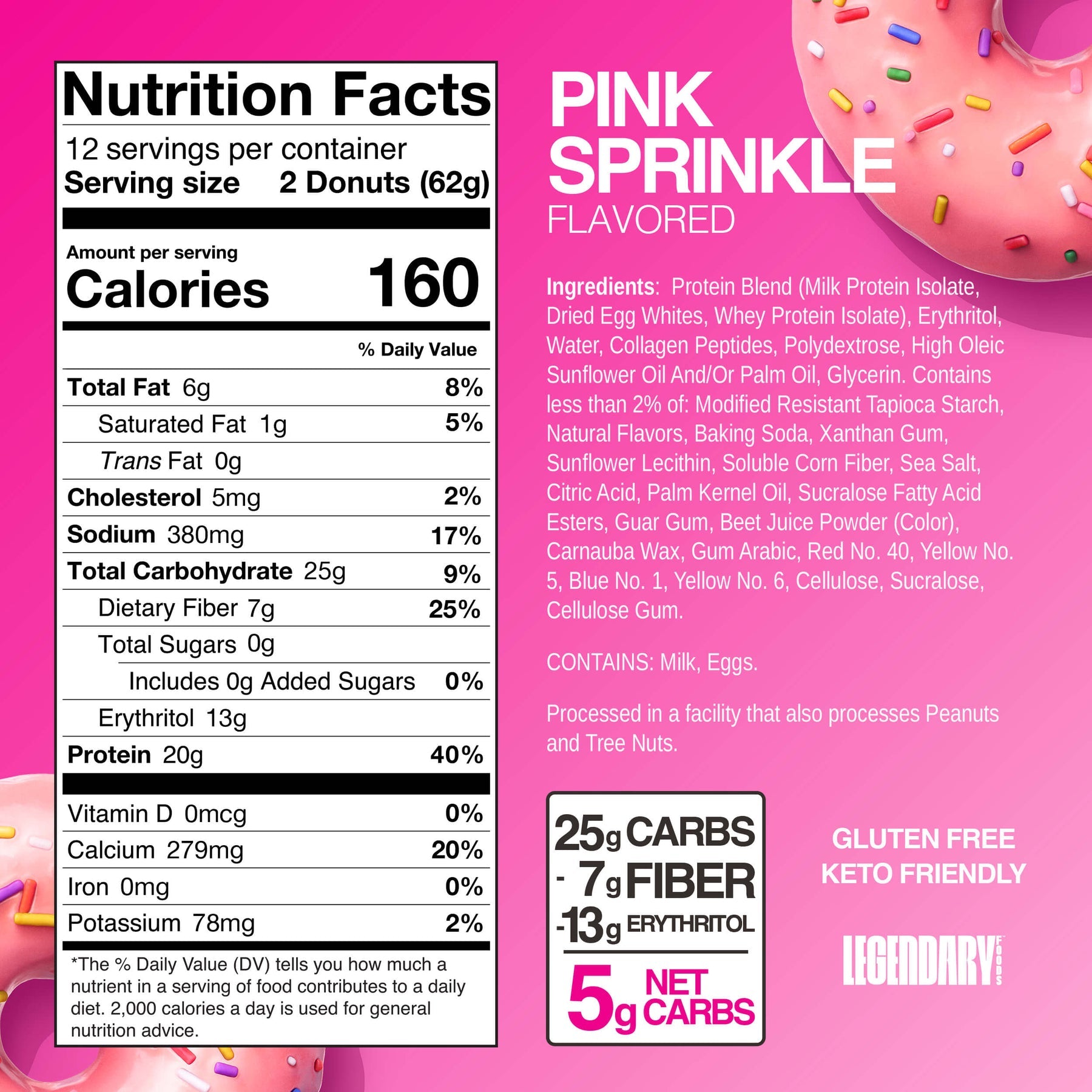 Legendary Protein Donuts-N101 Nutrition