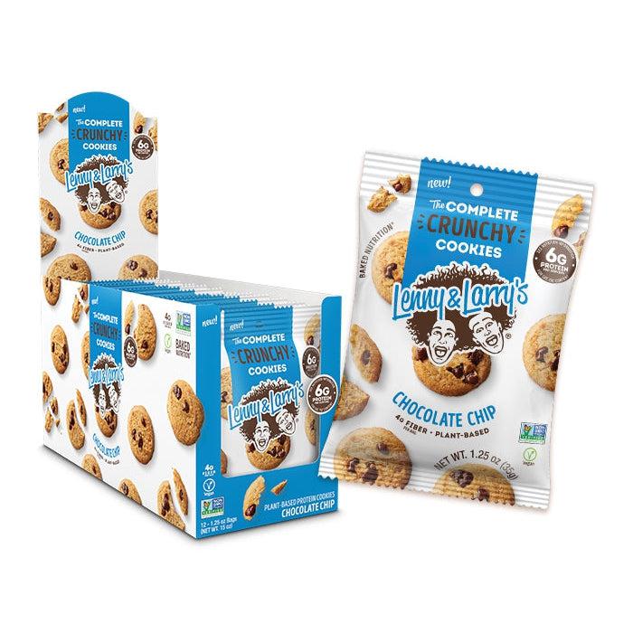 Lenny & Larry's Crunchy Cookies-Box (12 packs)-Chocolate Chip-N101 Nutrition