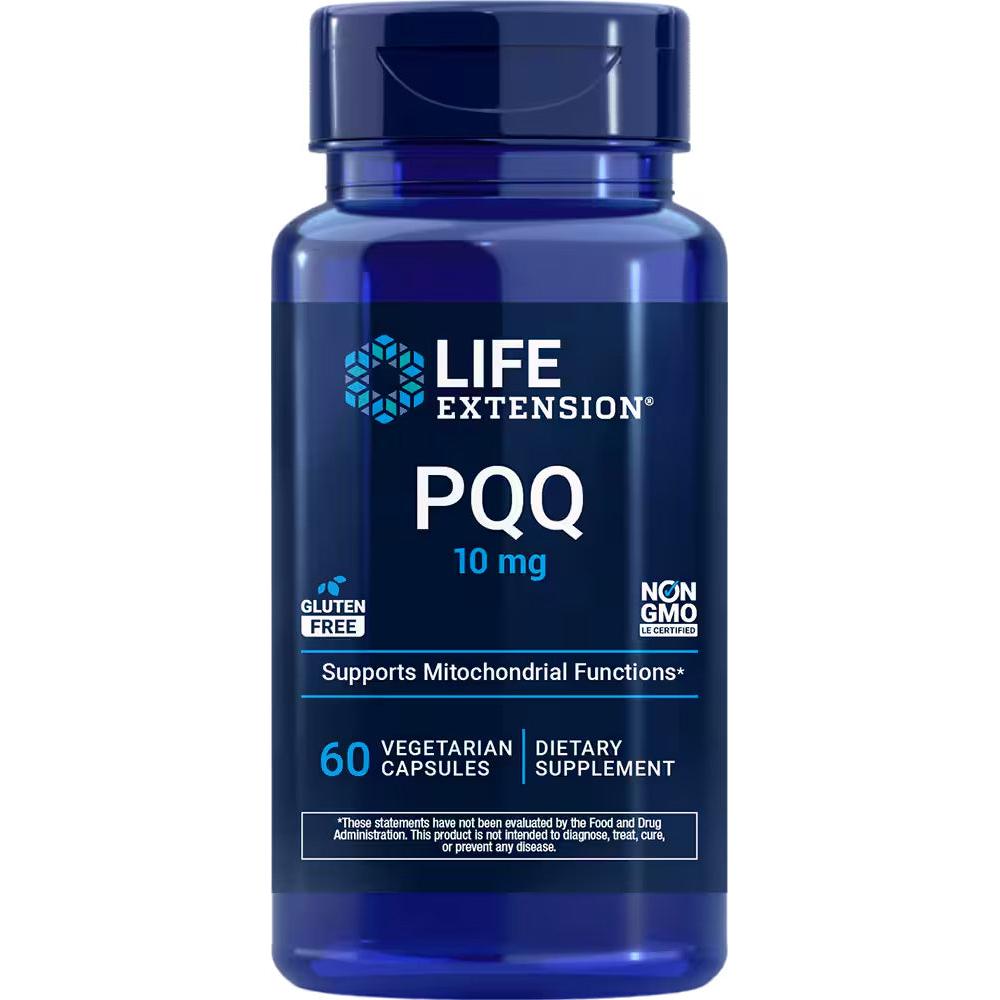 Life Extension PQQ 10 mg-60 vegetarian capsules-N101 Nutrition