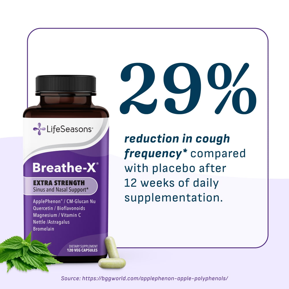 LifeSeasons Breathe-X Extra Strength with Butterbur Extract-N101 Nutrition