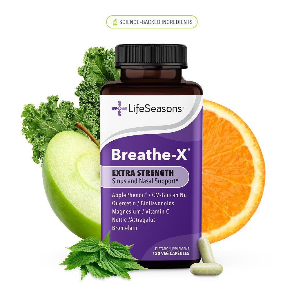 LifeSeasons Breathe-X Extra Strength with Butterbur Extract-N101 Nutrition