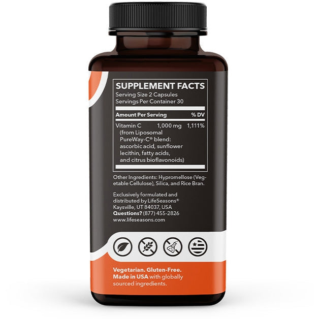 LifeSeasons Essentials Liposomal Vitamin C 1000 mg-N101 Nutrition