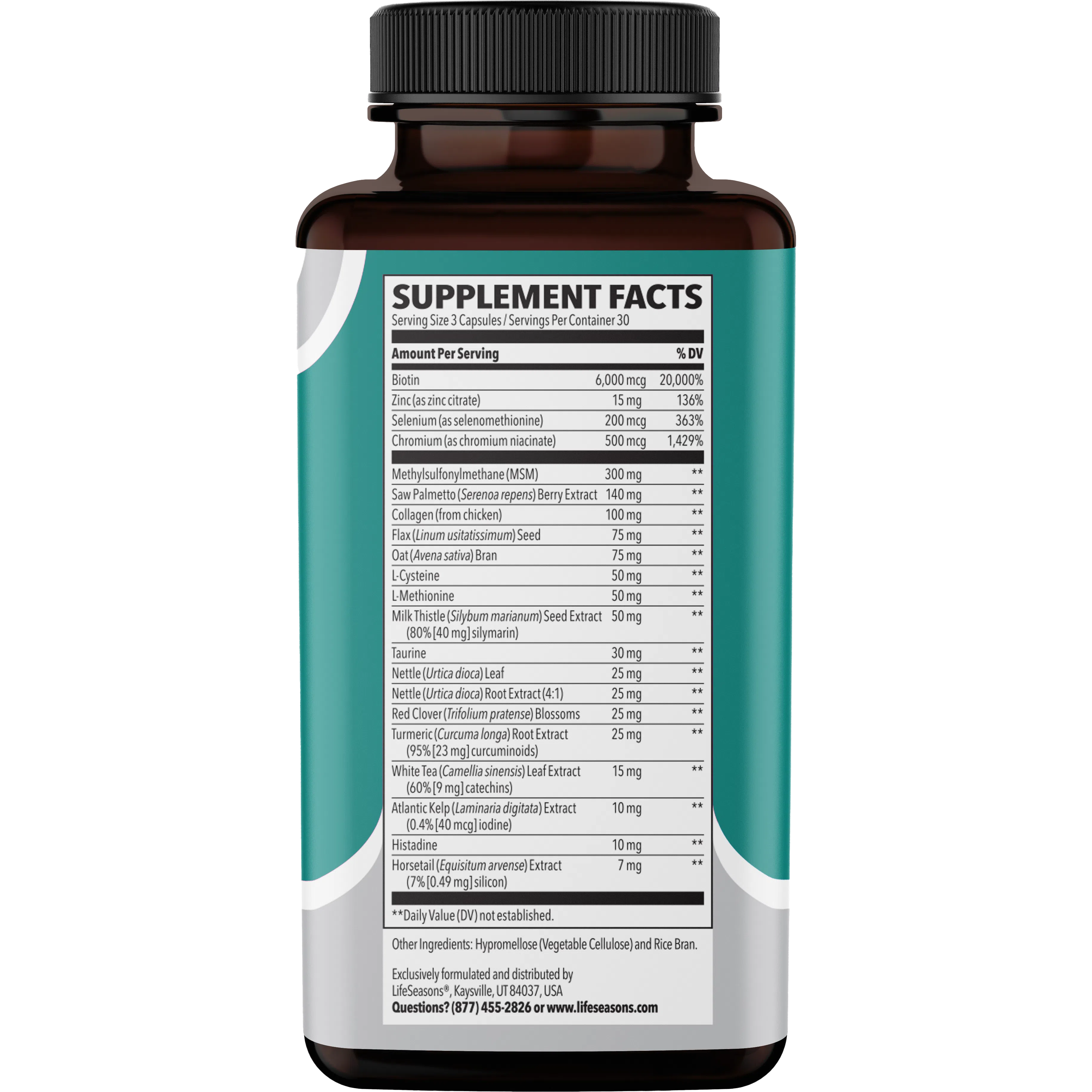 LifeSeasons Hair Gro-R-N101 Nutrition