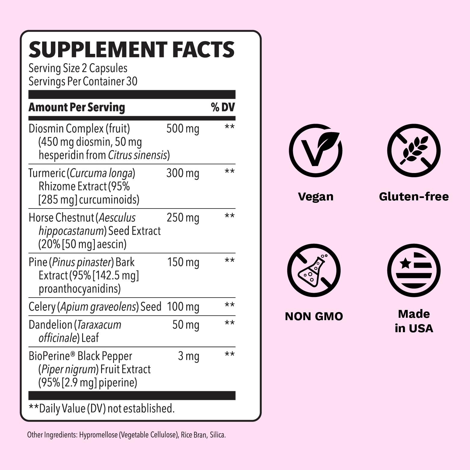 LifeSeasons Leg Veins Tone-R-N101 Nutrition