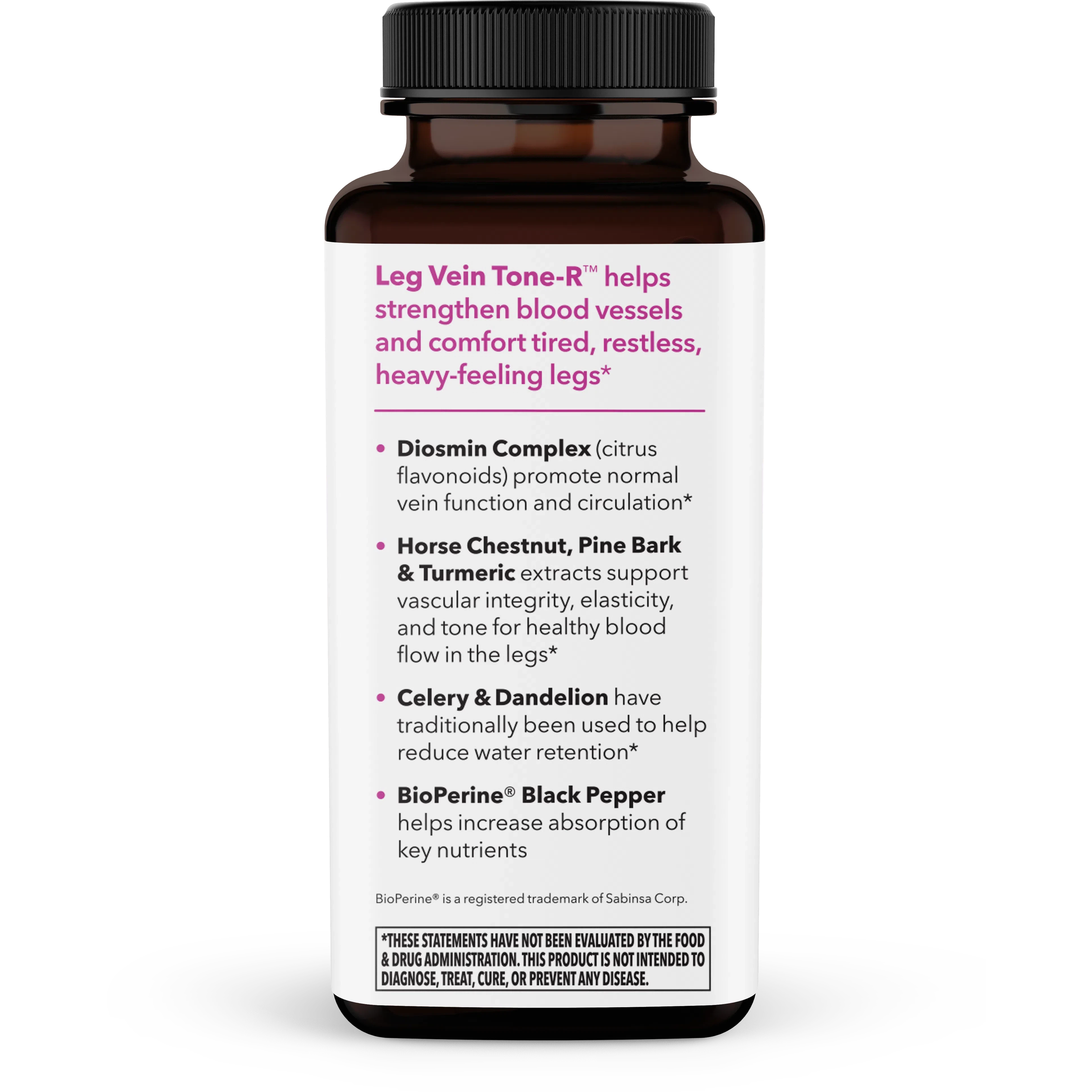 LifeSeasons Leg Veins Tone-R-N101 Nutrition