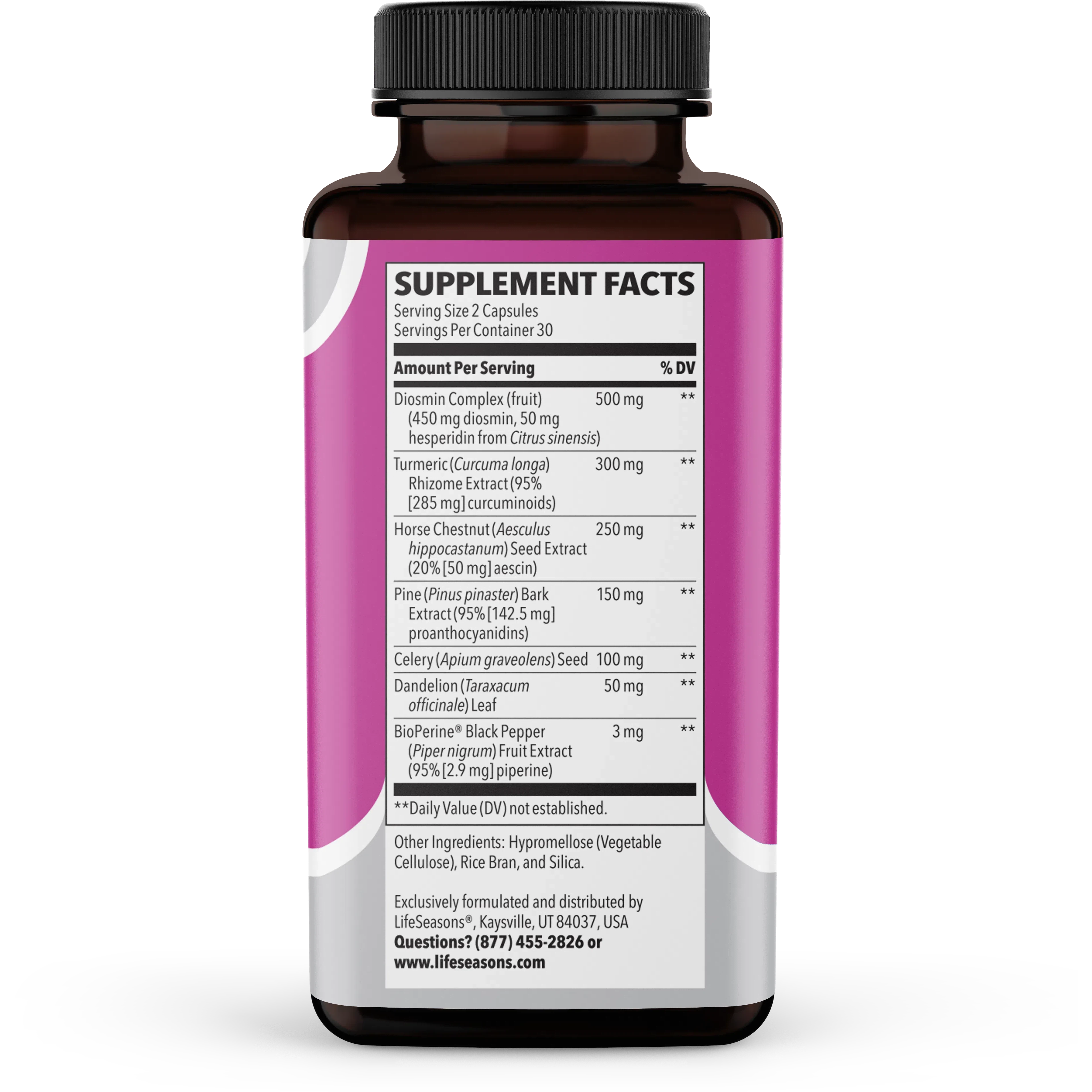 LifeSeasons Leg Veins Tone-R-N101 Nutrition