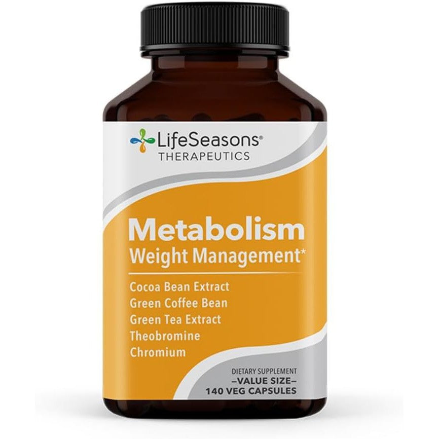 LifeSeasons Metabolism Weight Management (EXP 06/2027 - FINAL SALE / NO RETURNS)-140 veg capsules (Value Size)-N101 Nutrition