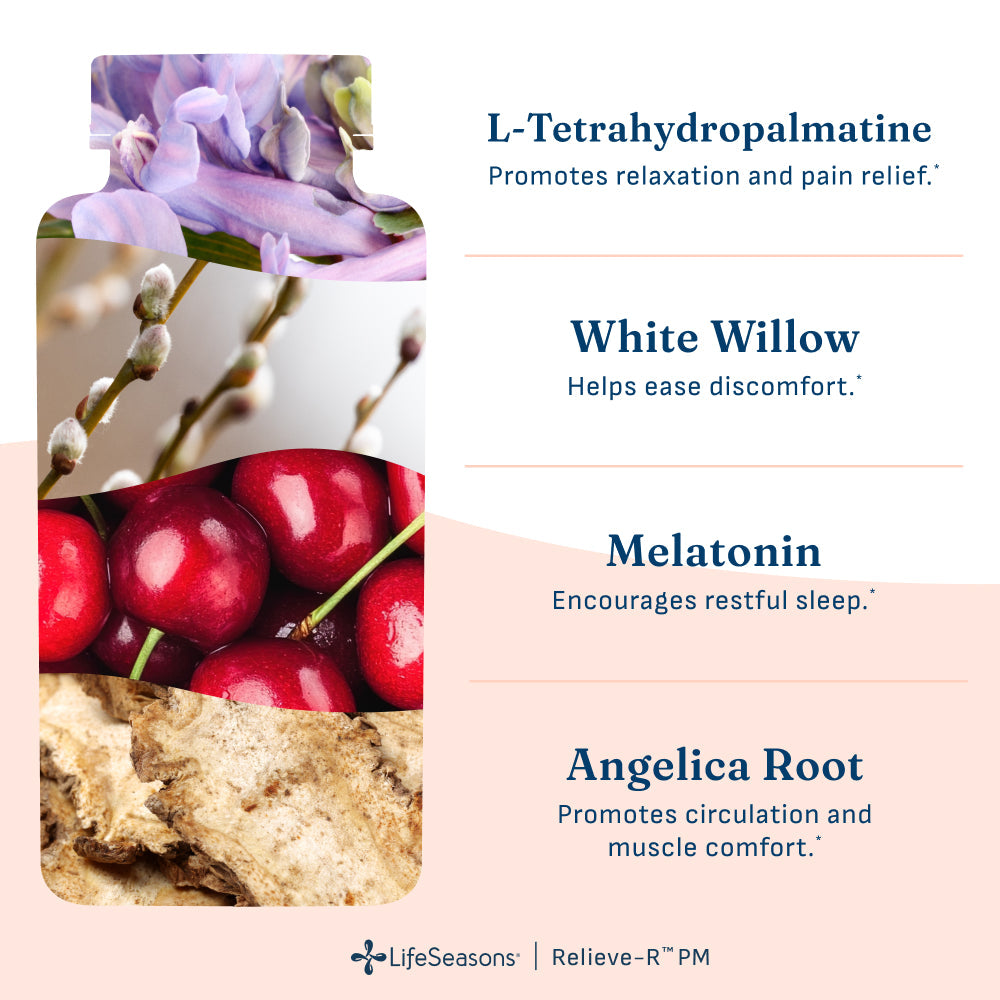 LifeSeasons Relieve-R™ PM-N101 Nutrition