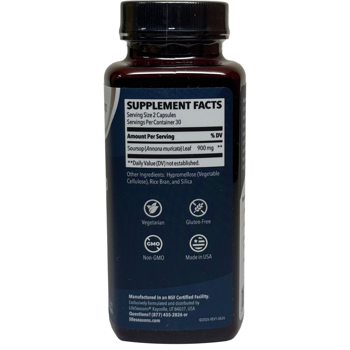 LifeSeasons Soursop (Graviola)-N101 Nutrition